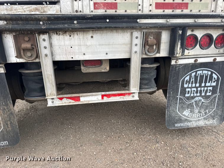 image for item EU6091 2018 Merritt DDLCDBM livestock trailer