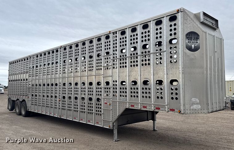 image for item EU6093 2018 Merritt DDLCDBM livestock trailer