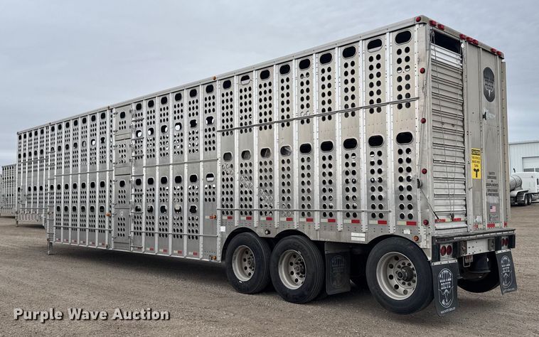 image for item EU6093 2018 Merritt DDLCDBM livestock trailer