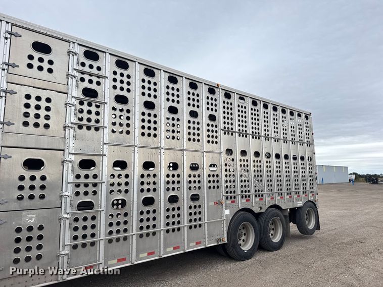 image for item EU6093 2018 Merritt DDLCDBM livestock trailer