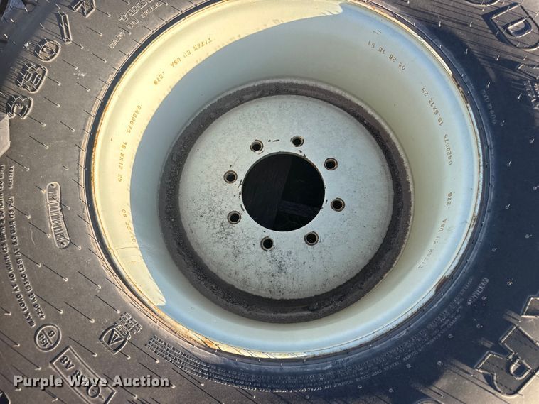 image for item EU6150 (5) skid steer tires and wheels 