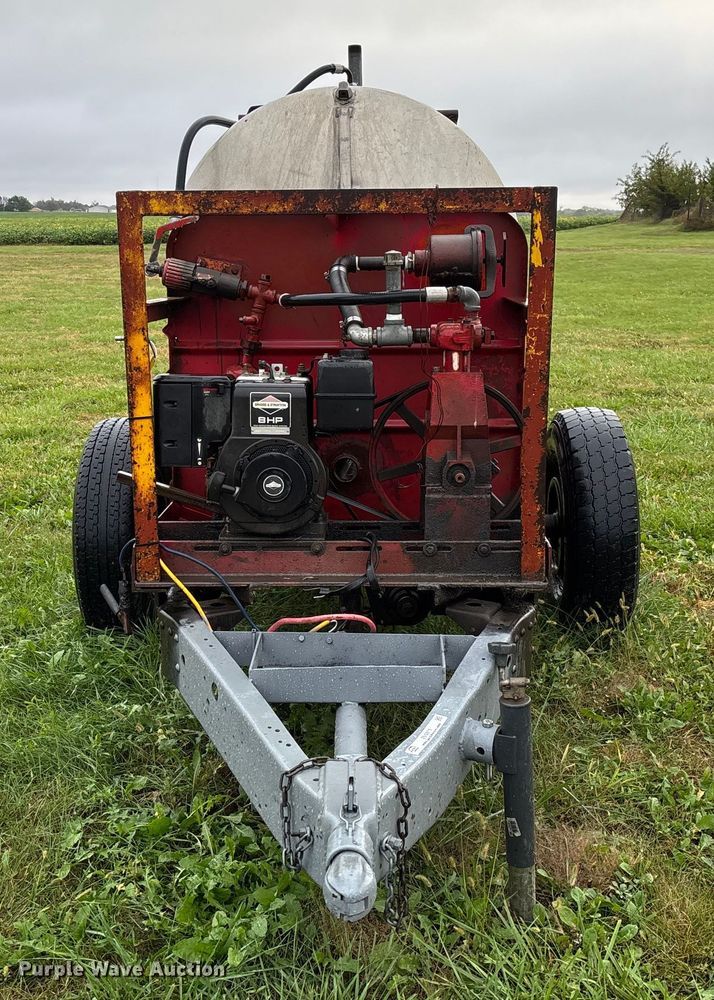 image for item EV3073 Shop built sprayer trailer