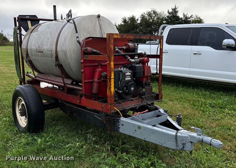 image for item EV3073 Shop built sprayer trailer