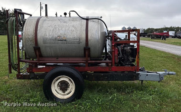 image for item EV3073 Shop built sprayer trailer