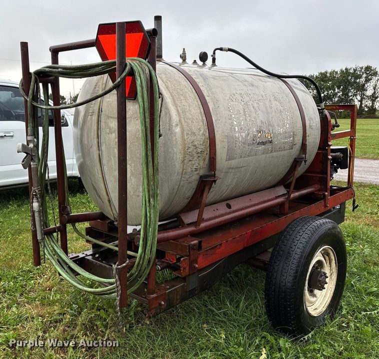 image for item EV3073 Shop built sprayer trailer