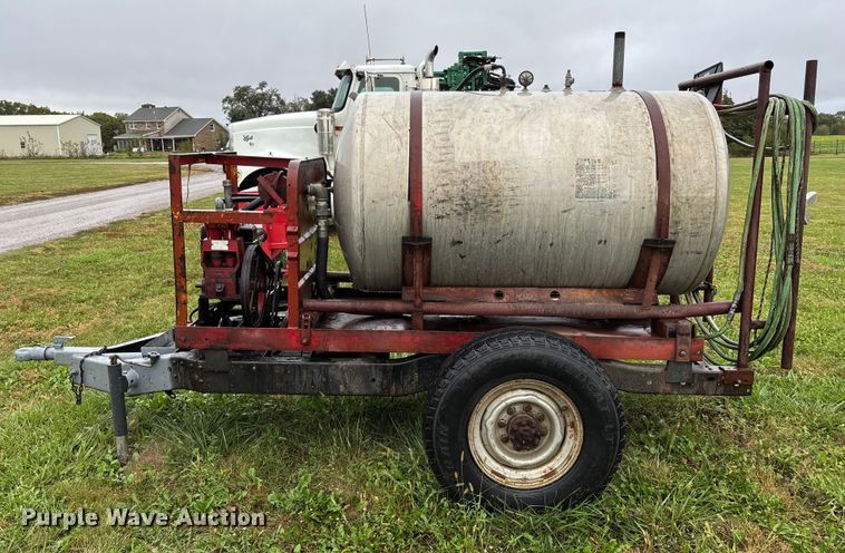 image for item EV3073 Shop built sprayer trailer