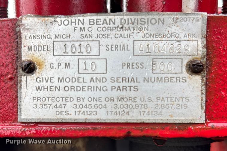 image for item EV3073 Shop built sprayer trailer