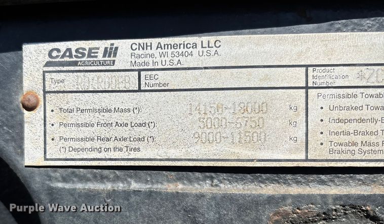 image for item EV3170 2013 Case-IH Magnum 315 MFWD tractor