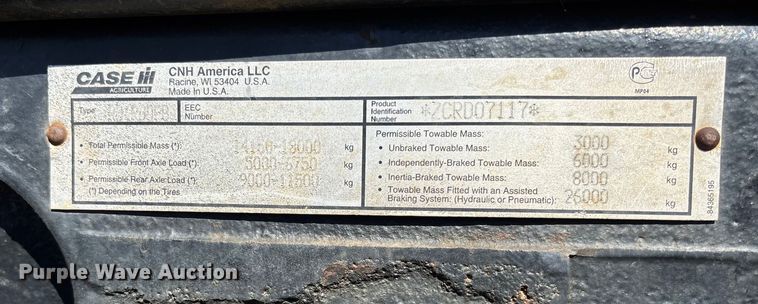 image for item EV3170 2013 Case-IH Magnum 315 MFWD tractor