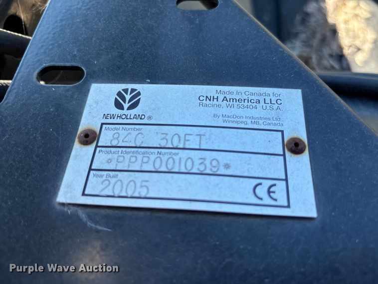 image for item EV3174 Macdon 974 flex draper head