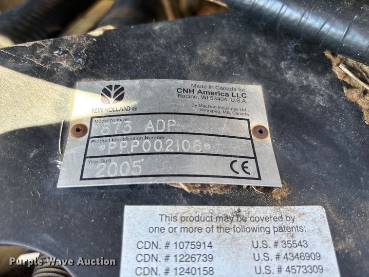 image for item EV3174 Macdon 974 flex draper head