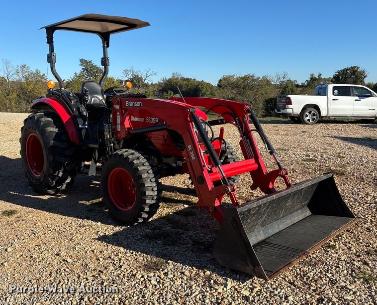 image for item EV3190 Branson 5835R MFWD tractor