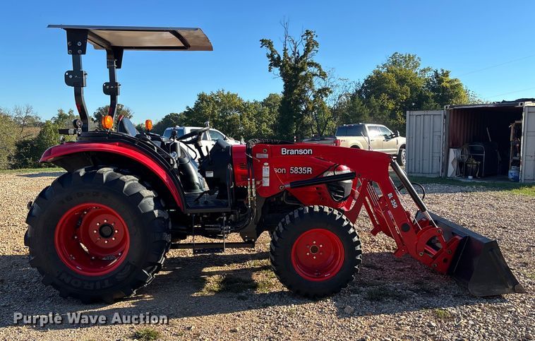 image for item EV3190 Branson 5835R MFWD tractor