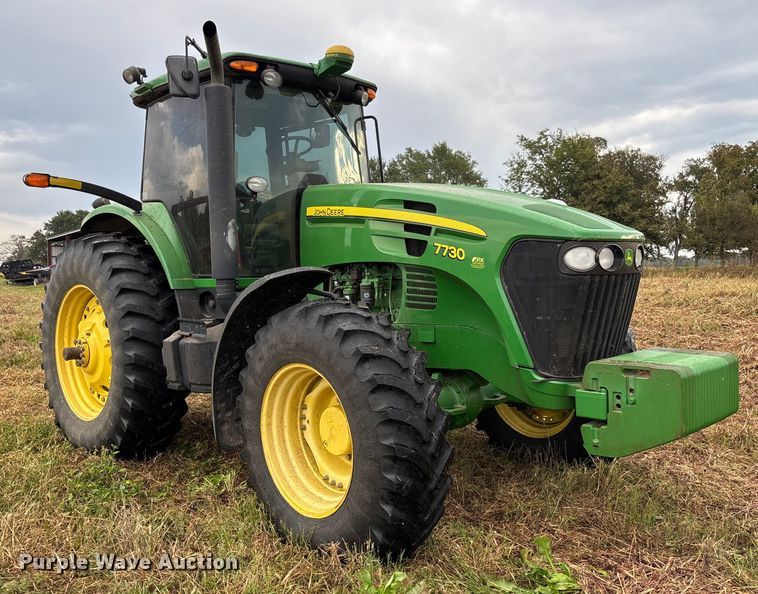 image for item EV3193 2008 John Deere 7730 MFWD tractor