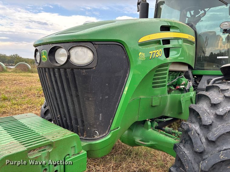 image for item EV3193 2008 John Deere 7730 MFWD tractor