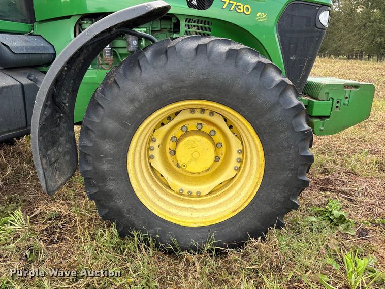 image for item EV3193 2008 John Deere 7730 MFWD tractor