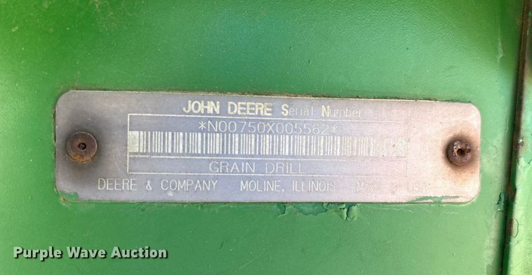 image for item GH9451 John Deere 750 grain drill