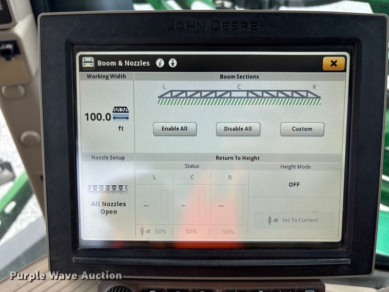 image for item YA1165 2018 John Deere R4038 sprayer