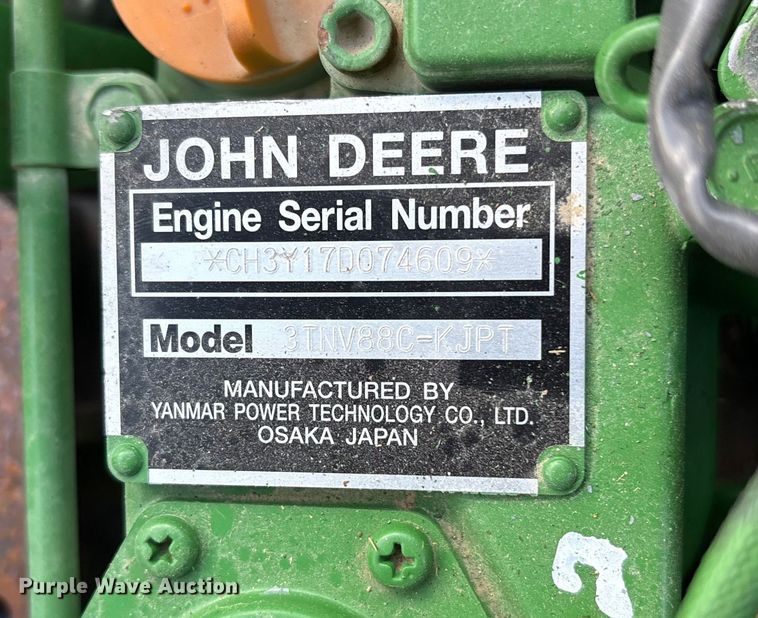 image for item YA1252 2021 John Deere 3035D  MFWD tractor