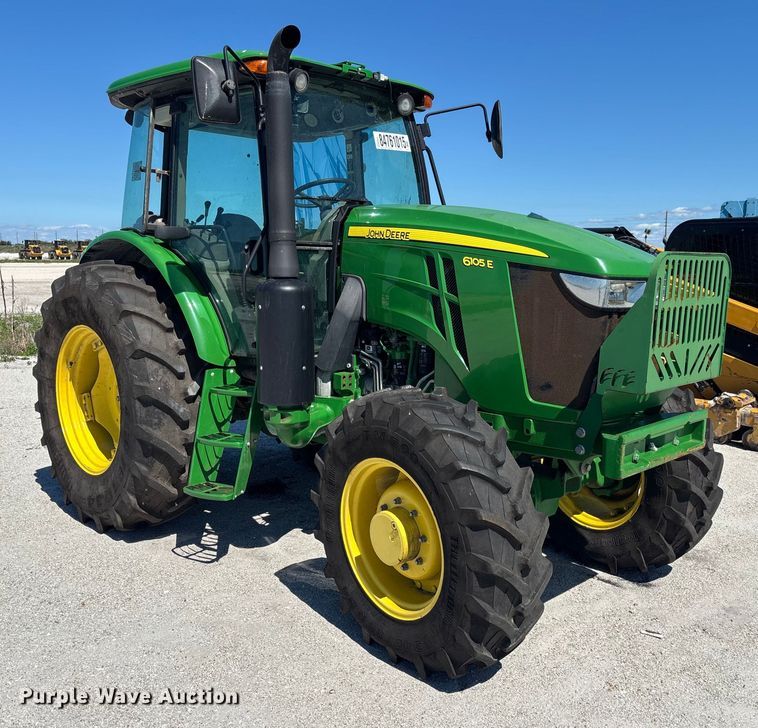 image for item YA1287 2022 John Deere 6105E MFWD tractor