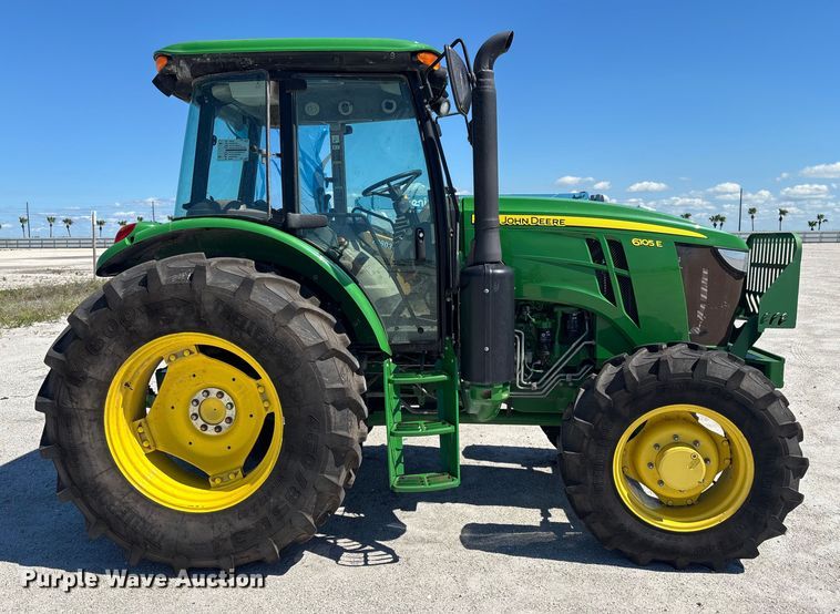 image for item YA1287 2022 John Deere 6105E MFWD tractor
