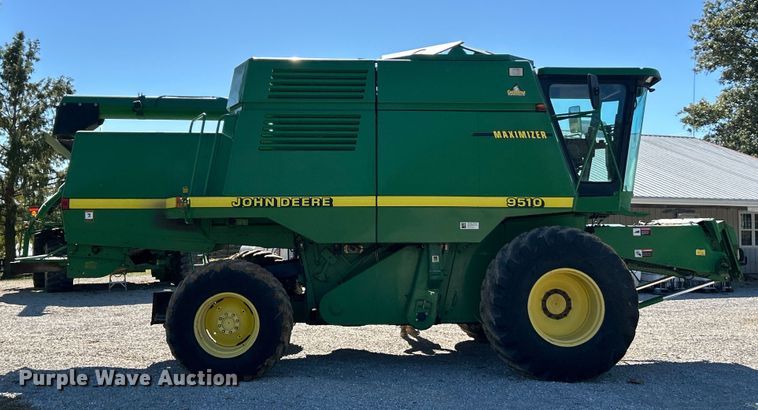 image for item YA1346 1999 John Deere 9510 Maximizer RWA combine