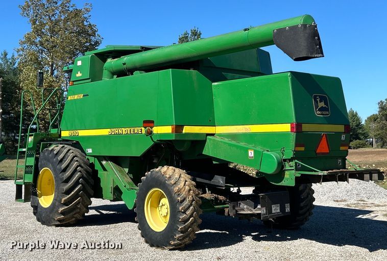image for item YA1346 1999 John Deere 9510 Maximizer RWA combine