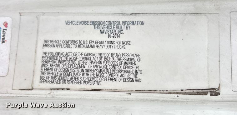 image for item DM1989 2014 International Prostar semi truck