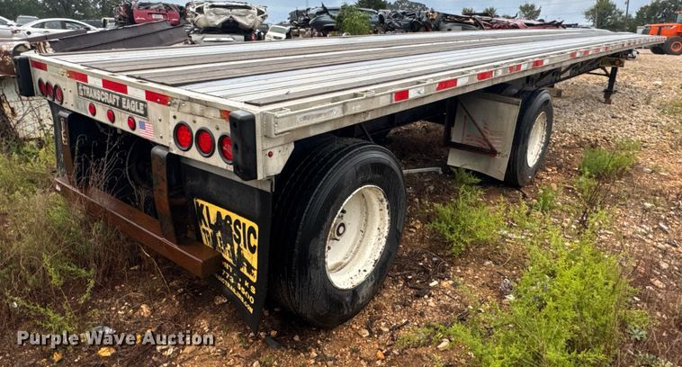 image for item DO2273 2000 Transcraft Eagle W2 flatbed trailer