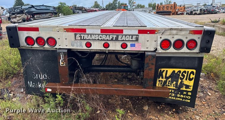 image for item DO2273 2000 Transcraft Eagle W2 flatbed trailer