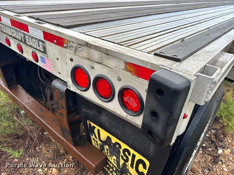 image for item DO2273 2000 Transcraft Eagle W2 flatbed trailer