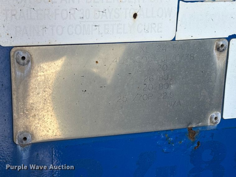 image for item DO2379 2018 XL Specialized Trailers  XL120HDG lowboy equipment trailer