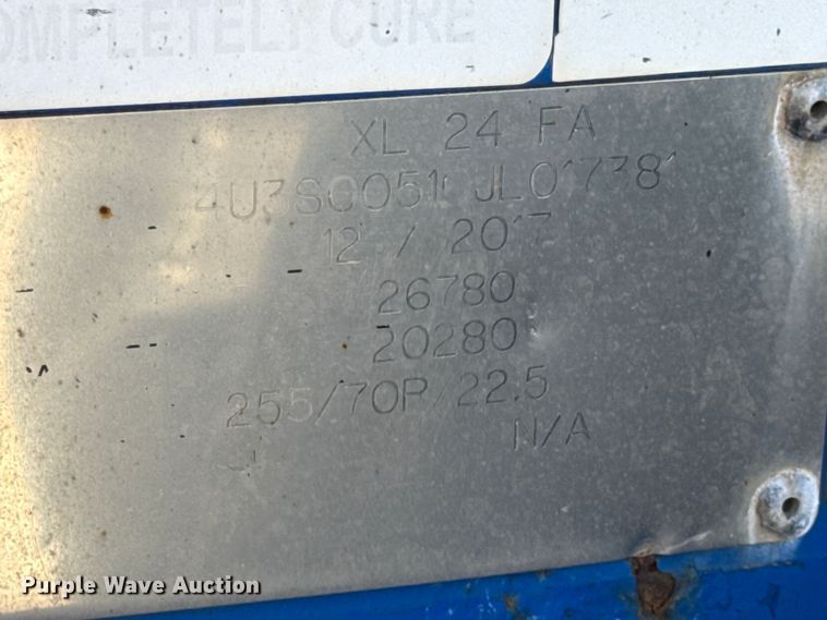 image for item DO2379 2018 XL Specialized Trailers  XL120HDG lowboy equipment trailer