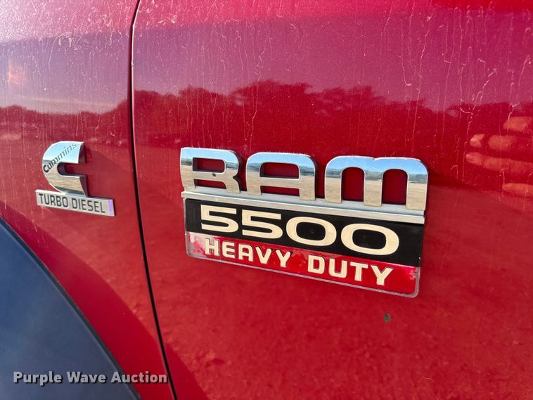 image for item DO2392 2012 Dodge Ram 5500 rollback truck