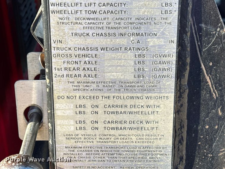 image for item DO2392 2012 Dodge Ram 5500 rollback truck