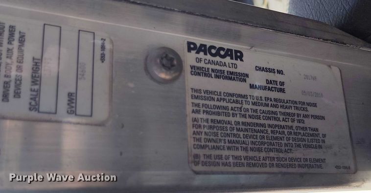 image for item DP5100 2011 Kenworth T370 truck cab and chassis