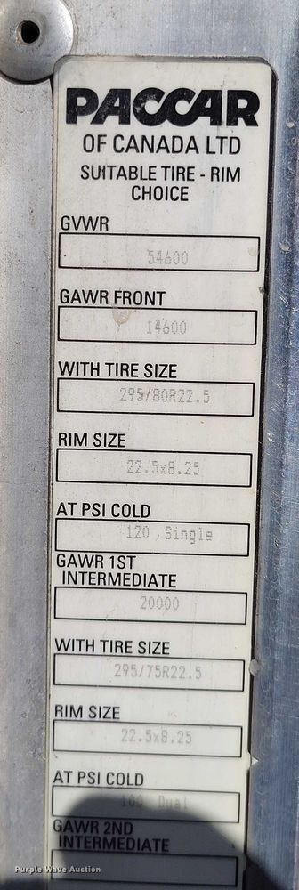 image for item DP5100 2011 Kenworth T370 truck cab and chassis