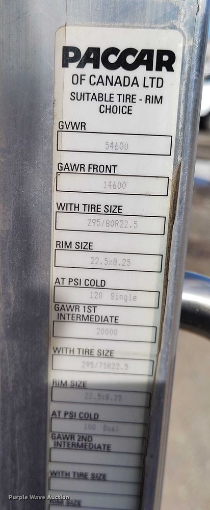 image for item DP5101 2011 Kenworth T370 truck cab and chassis