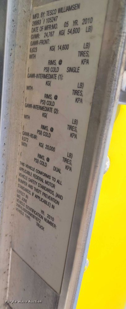 image for item DP5101 2011 Kenworth T370 truck cab and chassis