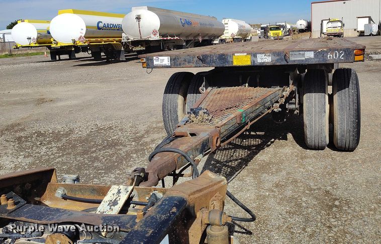 image for item DP5103 1999 Utility FF2C flatbed pup trailer