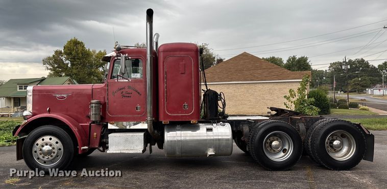 image for item DU1327 1981 Peterbilt 359 semi truck