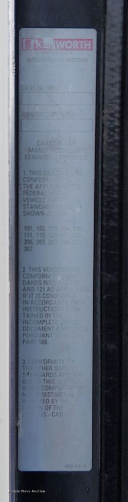 image for item DU3595 2004 Kenworth  T800 flatbed truck