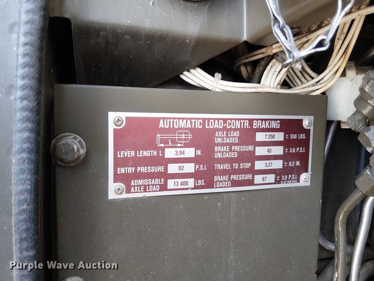 image for item DU3631 1986 Man M1001  crane truck