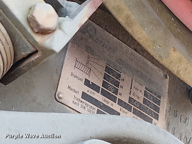 image for item DU3631 1986 Man M1001  crane truck