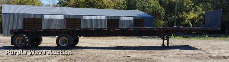 image for item DU3646 1986 Transcraft TL100K-48 flatbed trailer