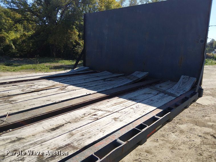 image for item DU3646 1986 Transcraft TL100K-48 flatbed trailer