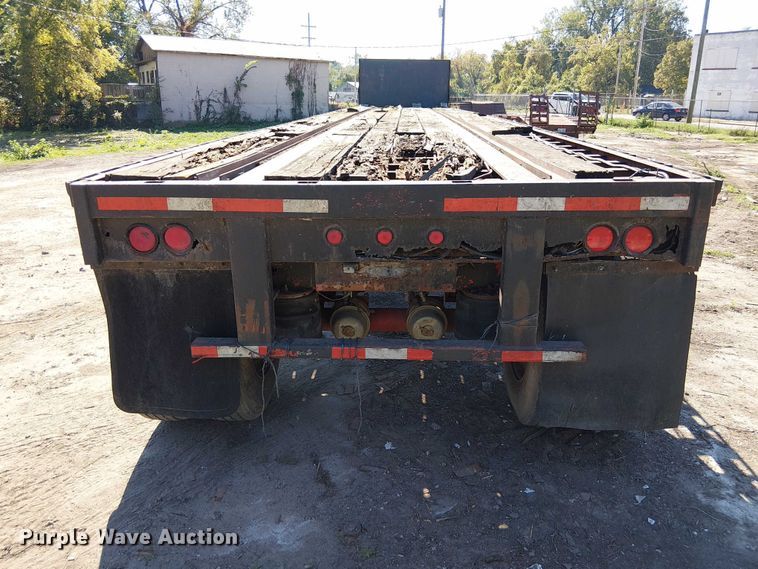 image for item DU3646 1986 Transcraft TL100K-48 flatbed trailer