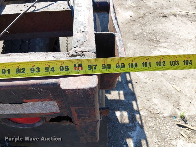 image for item DU3646 1986 Transcraft TL100K-48 flatbed trailer