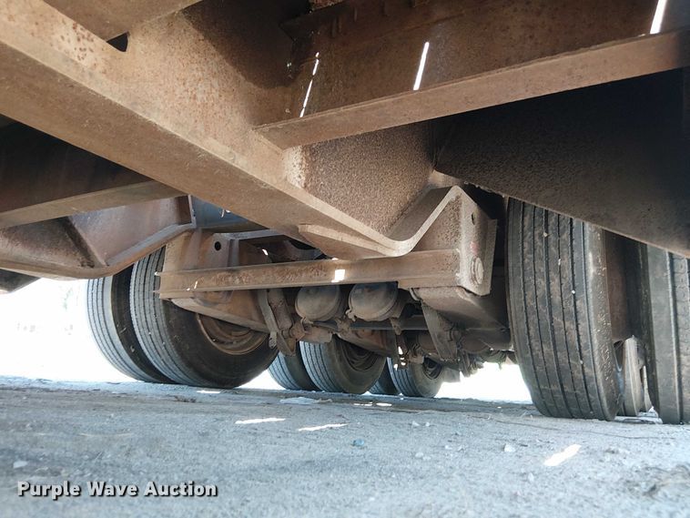 image for item DU3647 2003 Lowboy drop deck equipment trailer