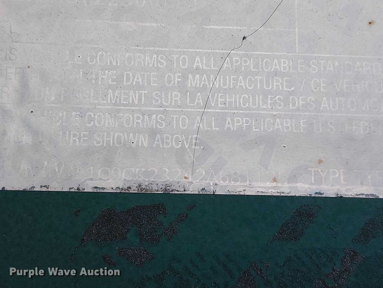 image for item DU3653 2002 Chassis King container trailer